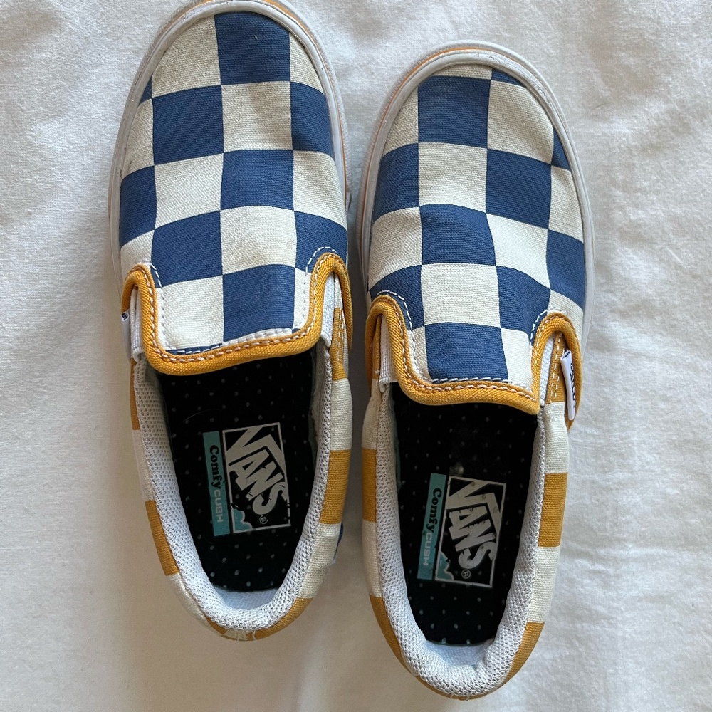 Vans Little Kids Toddler 12 Slip On Checker Shoe Limited Edition